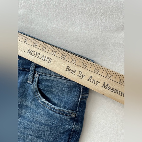 KUT Women's Janet Blue Ankle Skinny Jeans With Embroidery Size 8 91% cotton - Picture 5 of 8